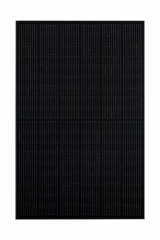 glass foil solar panel halfcut full black solitek standard