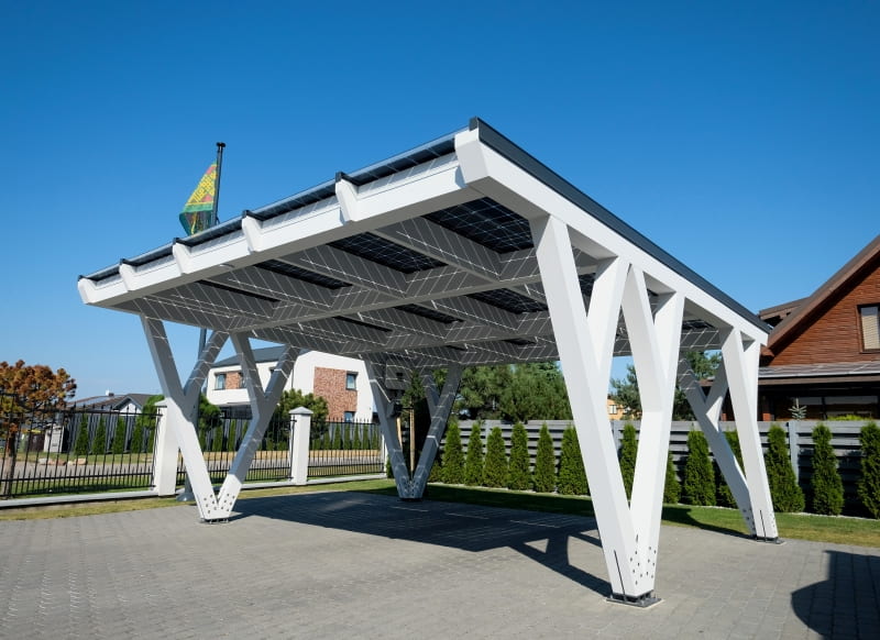 Solar Carport With Integrated Solar Panels SoliTek Solar Carport With Integrated Solar Panels SoliTek