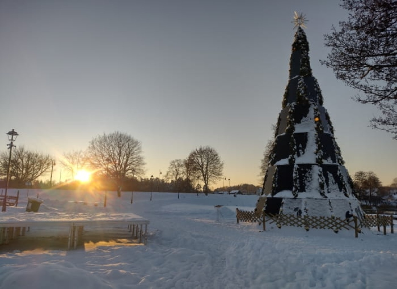 Christmas solar tree Solitek, Trakai